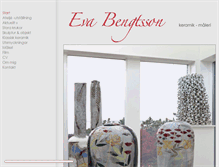 Tablet Screenshot of evabengtsson.com